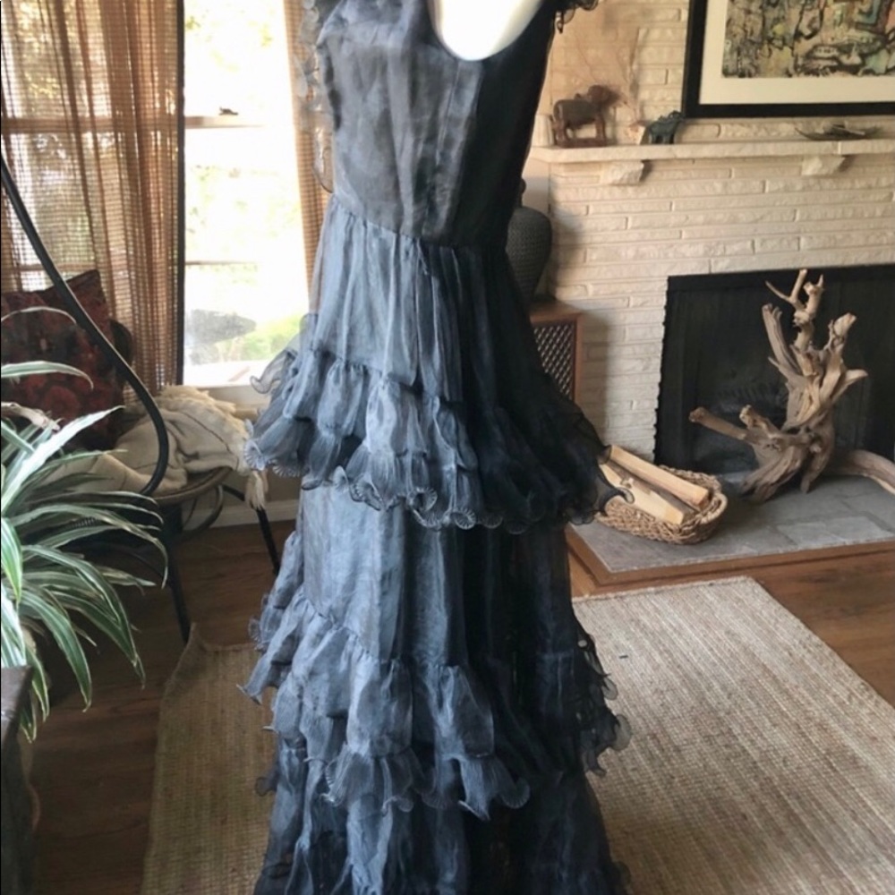 RARE Vintage Jay Morley for Fern Violette Gown - Picture 4 of 7